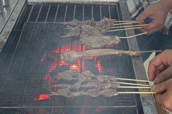 烤肉串的場景