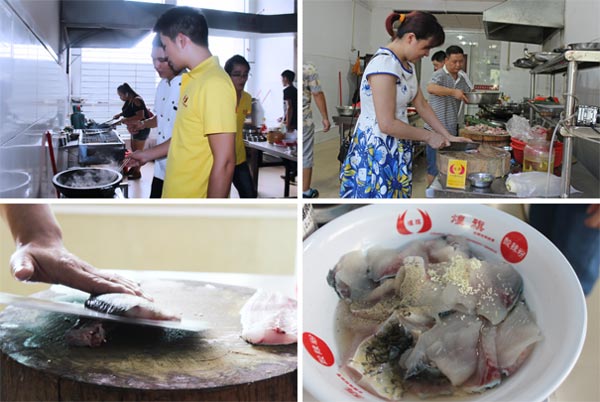 深圳沙井石鍋魚技術培訓班教學過程