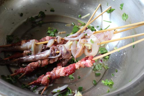 煌旗韓國鐵板燒培訓(xùn)食材
