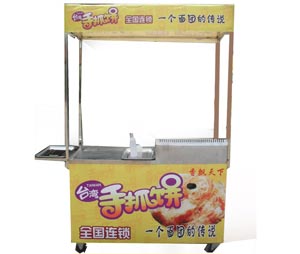 手推型手抓餅小吃車(chē)