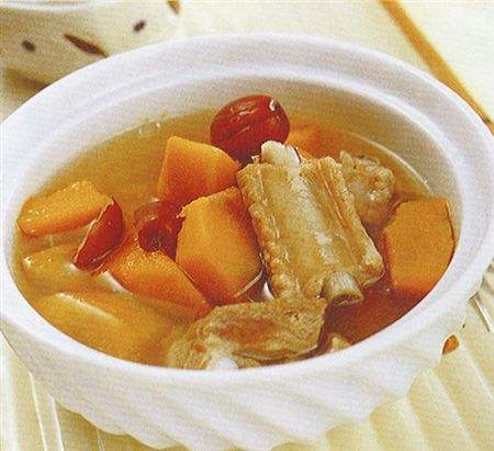 排骨南瓜大棗湯