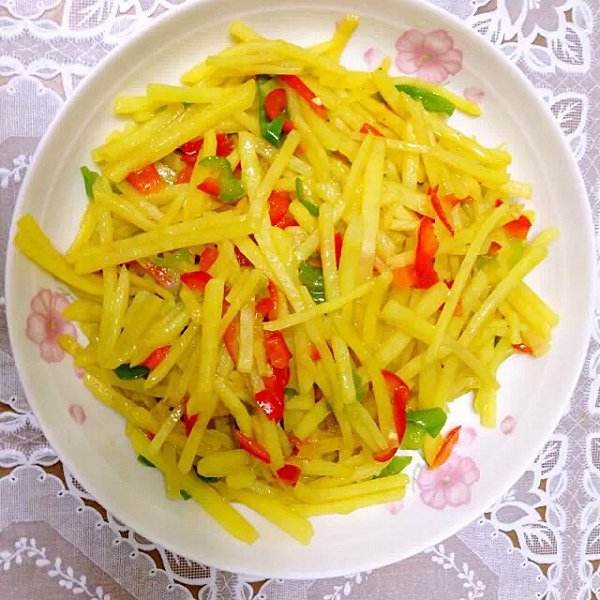 青椒土豆絲