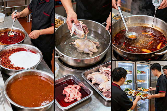 培訓之后做鹵菜